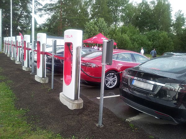Tesla Supercharger в Европе